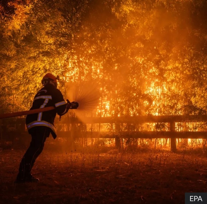 Los devastadores incendios forestales en Europa, representados en mapas, y cómo se están combatiendo.