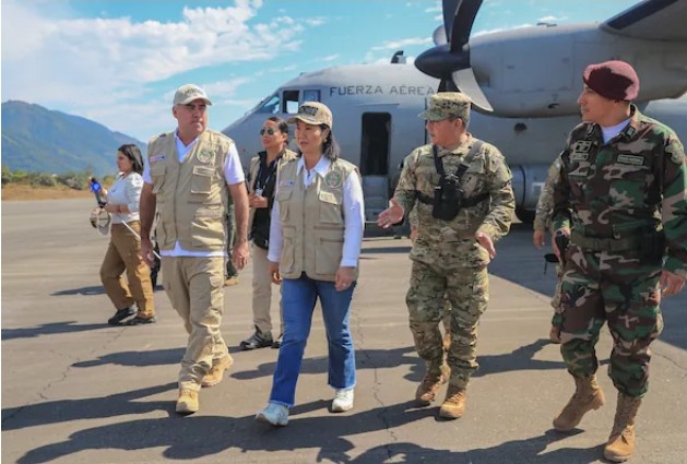 Keiko Fujimori realiza visita de trabajo al Vraem para supervisar acciones de seguridad